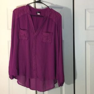 Torrid purple top